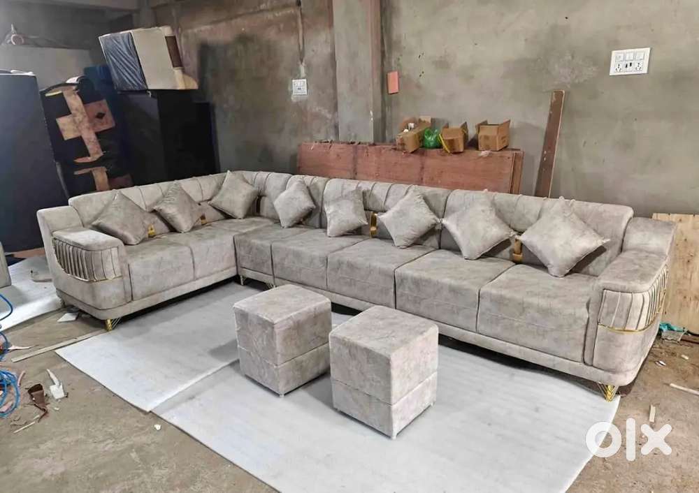 New l sofa set 6by9