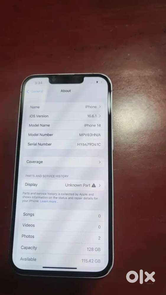 iPhone 14 128GB purple colour