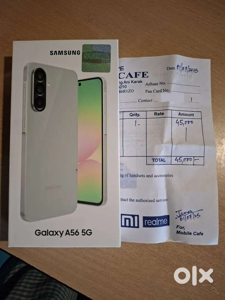 Galaxy A56 5G 16/256GB Showroom condition with warranty