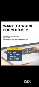 Online  pqrt time work form home  online work  opportunities