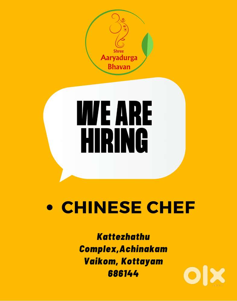 Chinese Chef required