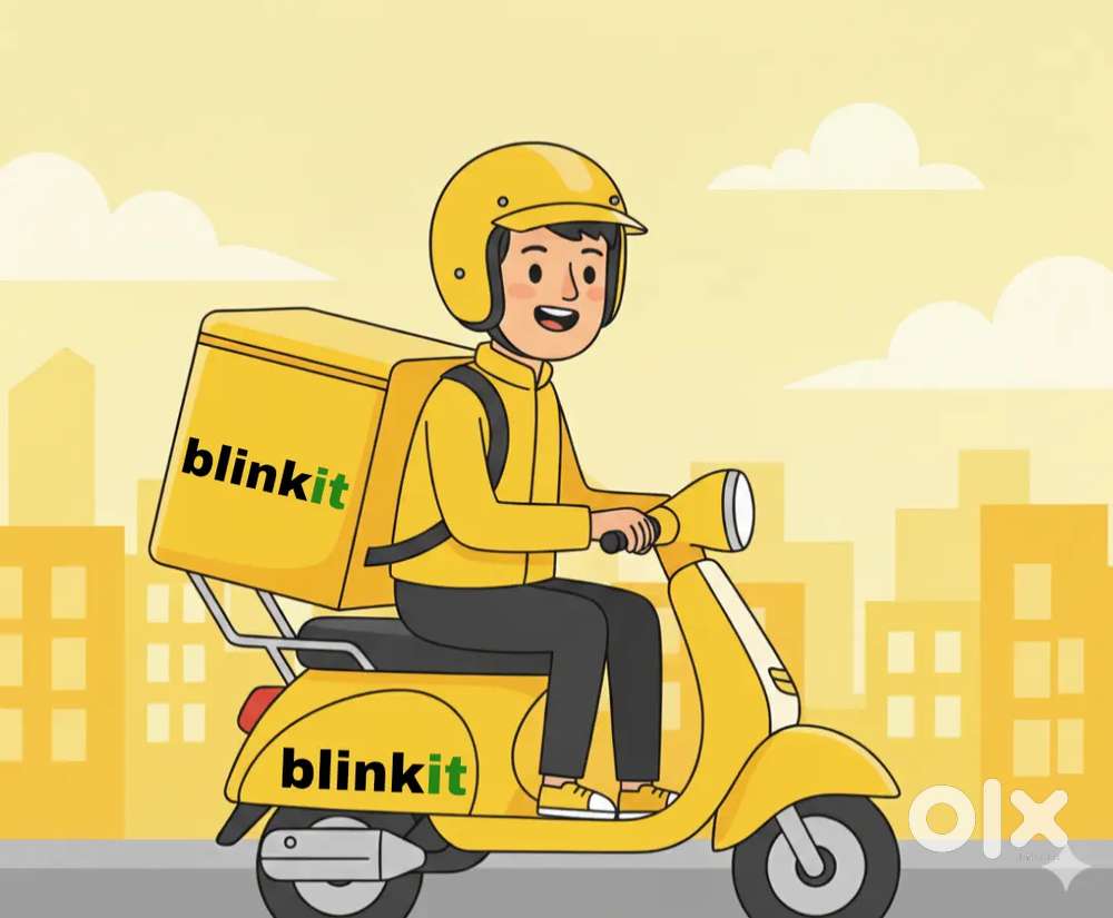 urgent blinkit delivery boy (Full time/part time) *check description