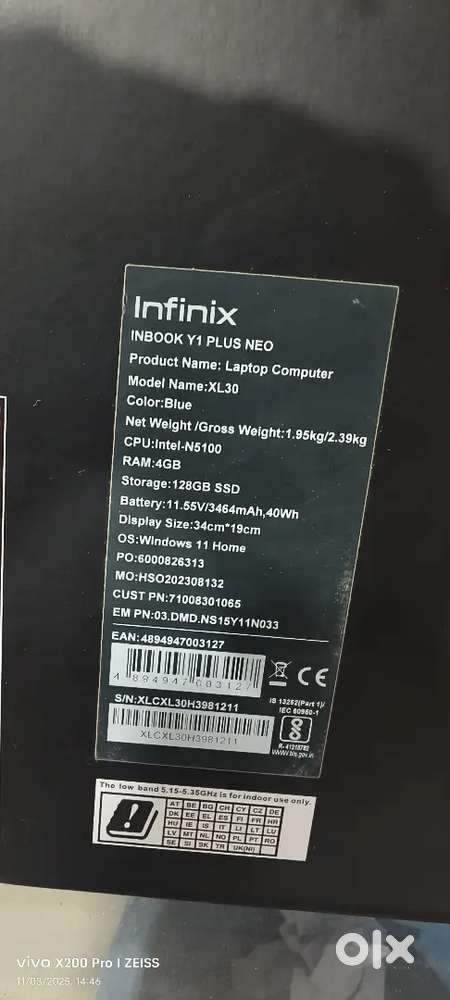 New seal pack laptop