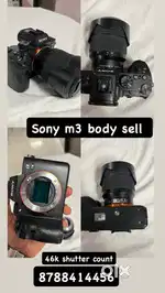 Sony A7m3 body camera