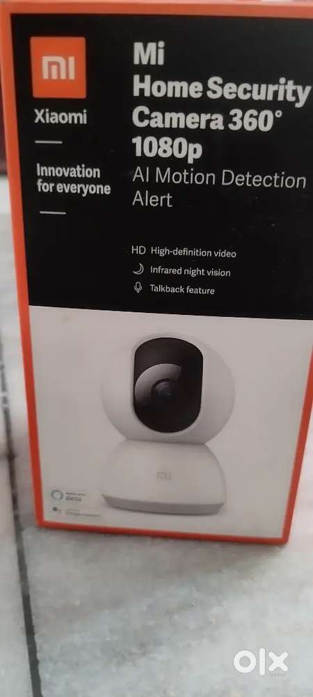 MI Home Security Camera 360*1080p
Less used
Proper working conditions