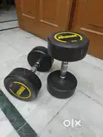 Gym Dumbell and Bench for Sale
