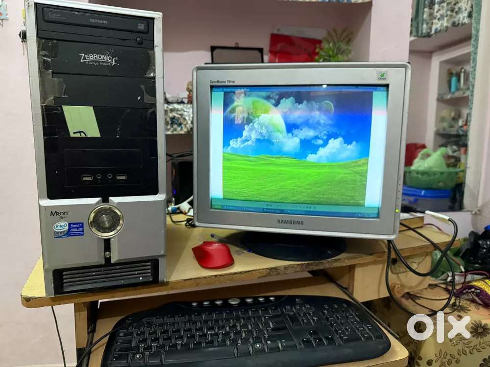 Complete Desktop PC Setup –Core 2 Duo Monitor + CPU + Keyboard + Mouse