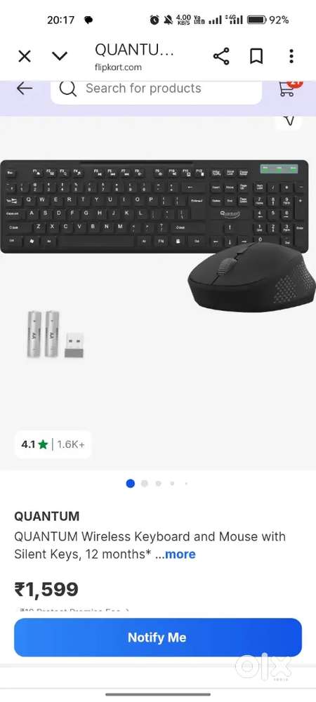 Wireless keyboard