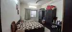 Semi furnished home .