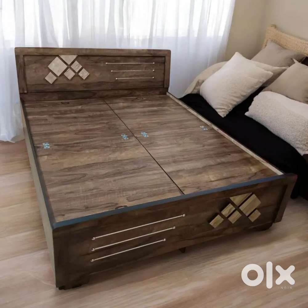 Bedroom Bed Queen Size 6x5ft With Storage