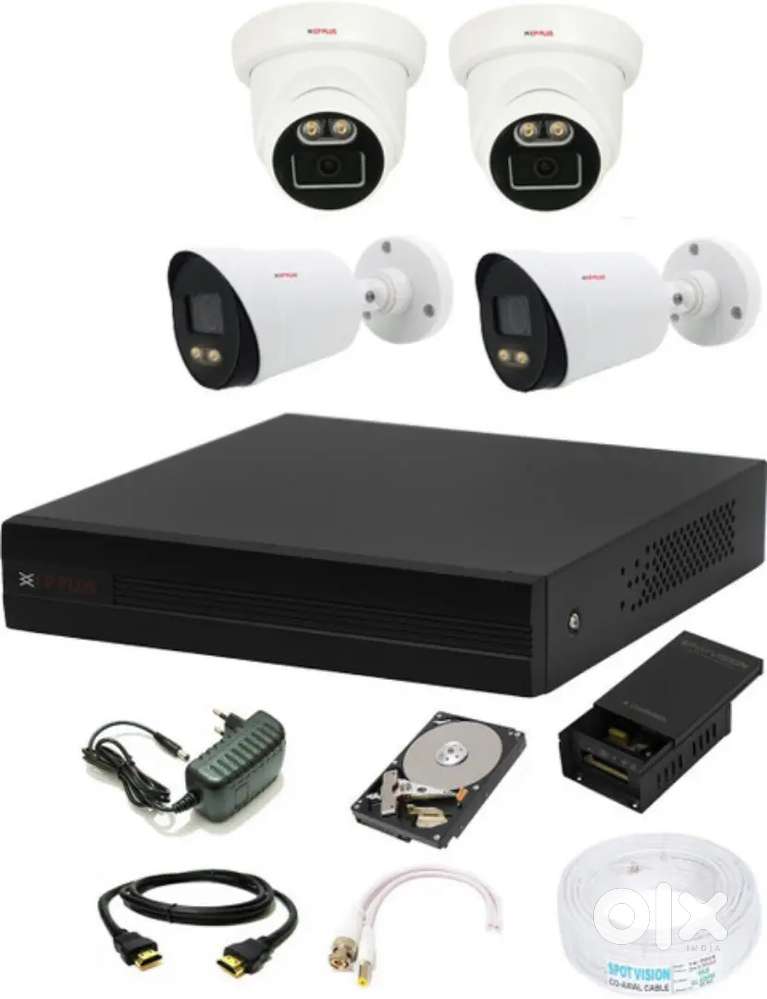 4 CCTV Camera Setup