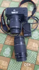 Canon 700 D dslr with two lenses