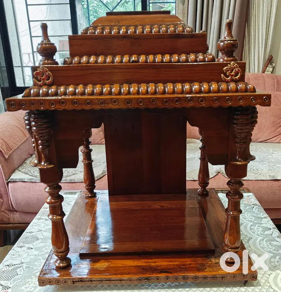 Handcarving wooden temple @ 12000