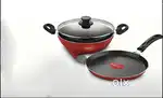 Pigeon  Induction Base Nonstick TAWA and kadhai without lid
