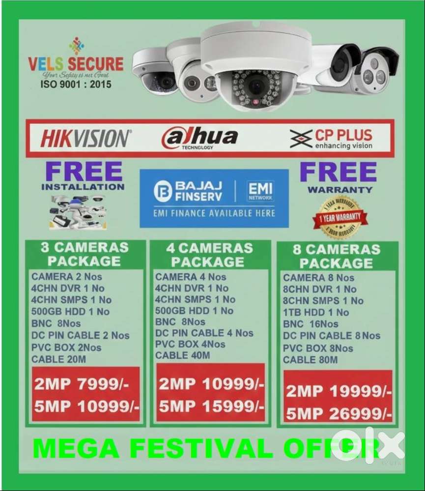 MEGA DECEMBER MONTH OFFER SALE  2MP  HIKVISION   CCTV CAMERA