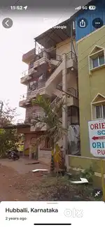 2BHK on 2 floor , next oriental school, building is onmain road  .