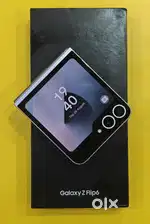SAMSUNG FLIP 6 -5G 12/512GB WARANTY 31 OCT 2025 SILVER SHADOW FULLKI