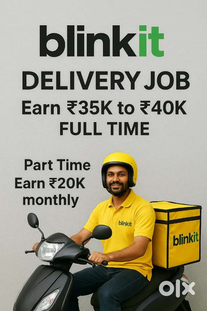 Blinkit Delivery Job – Earn 20k to 40k Monthly – Immediate Hiring