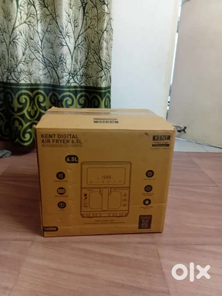 KENT Digital Air Fryer 6.5L, Brand New with box