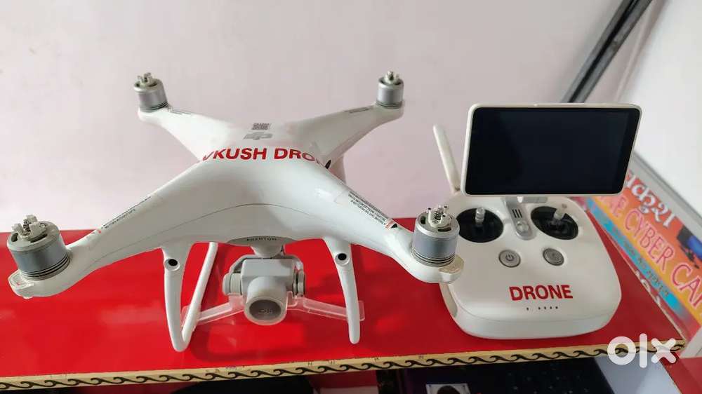 DJI Phantom 4 pro plus 2 battery ke sath