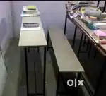 School Classes Benches for 3 Students