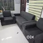 Black Sofa Set