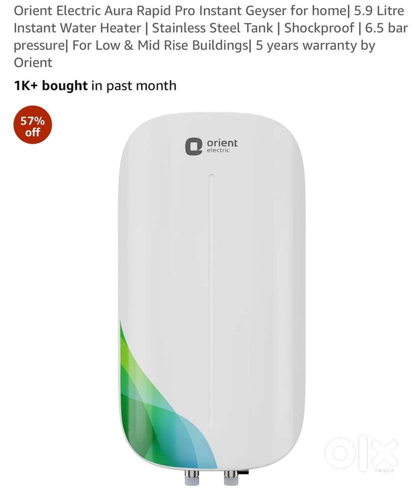 Orient  electric new geyser