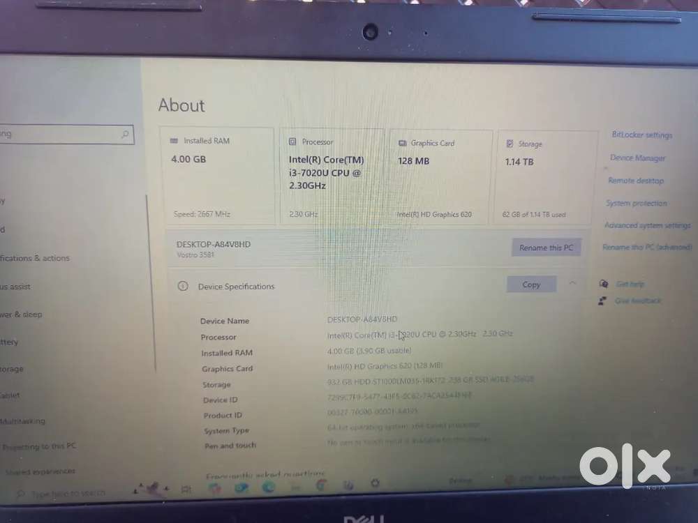 Dell laptop