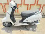 Honda Activa Deluxe white colour well maintaine