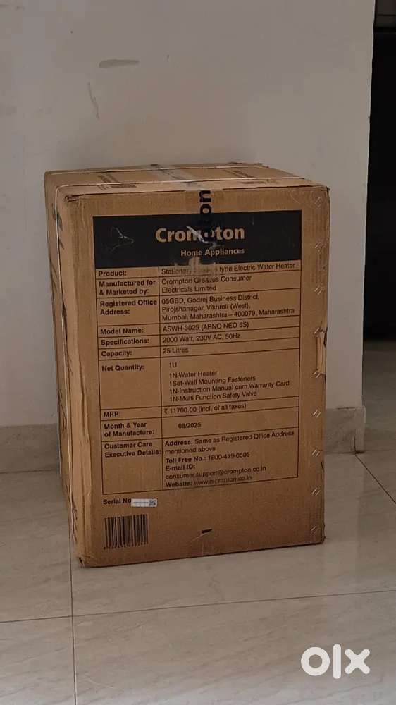 Crompton Geyser (not opened)