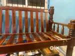 Strong wooden sofa