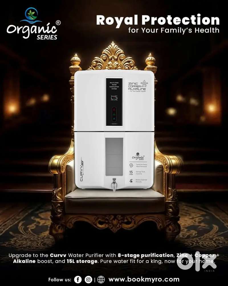 Latest Model Newly launched Copper Alkaline RO UV UF TDS with Minerals