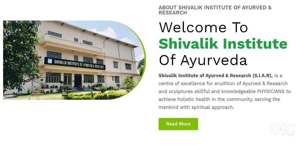 Join BAMS_Admission open(Shivalik Institute of Ayurveda and Research)