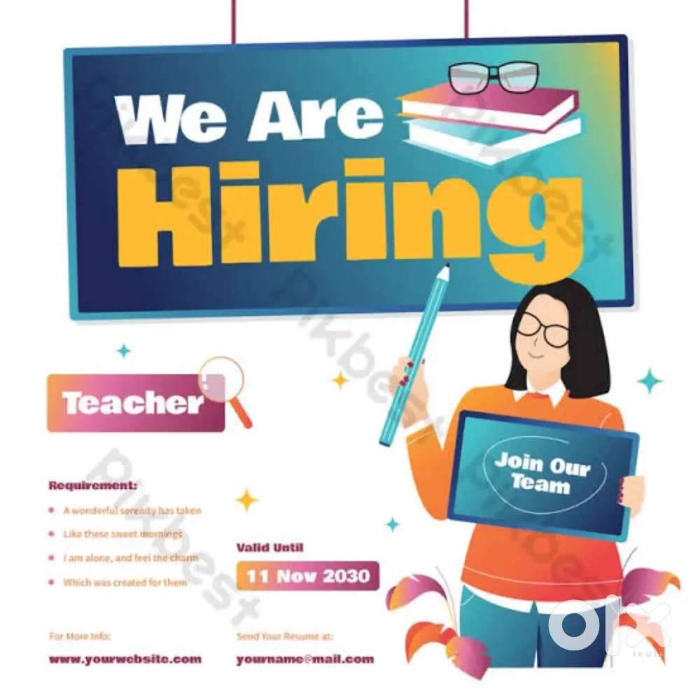 Need playschool teacher near at rajapur