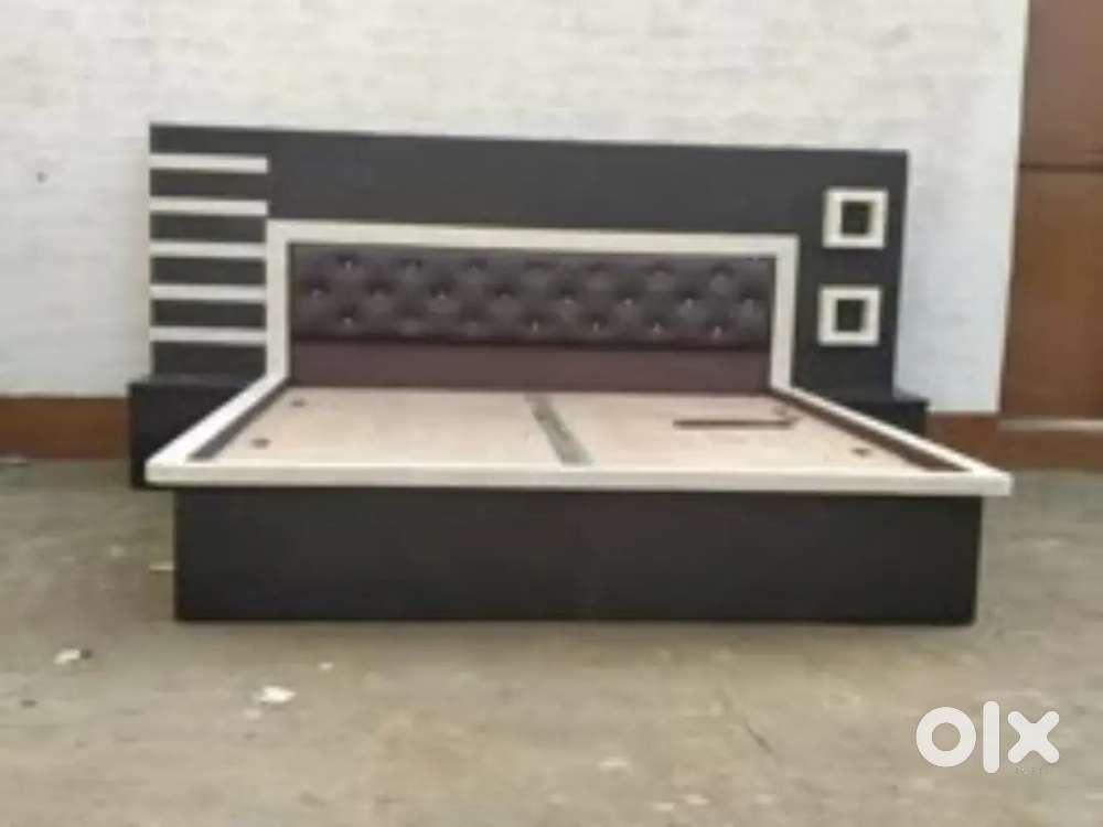 Saturday big discount buy New double bed withbox 7490/- EMI available