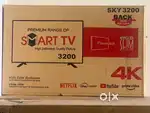 32” sony panel brand new box pack ultra slim fit tv frameless 4k