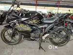 Green strips on Black colour Gixxer sf year 2024
