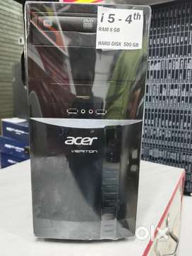Acer CPU,i5 4th(GEN)RAM 8 GB,HDD 500 GB,with wifi
