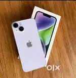 Selling my 4 months old I phone 14 in prple colour/.Need urgent money