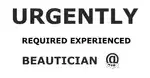 Experienced Beautician