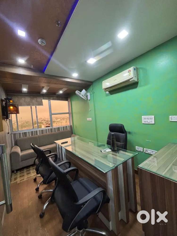 500 sqft fully furnished office on rent at any location in jaipur...