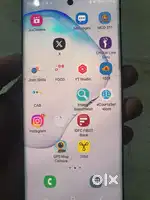 Samsung Note 10 Plus (12/256gb) , No fault except display glass crack