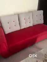 Red Color Sofa L shape