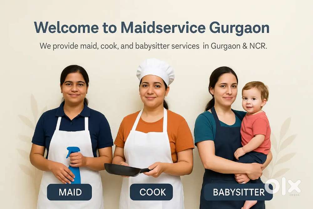 Housemaid baby care job full time 24 hrs only female job