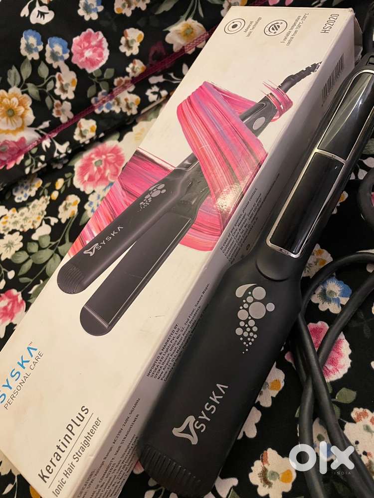 Syska keratin plus hair straightener