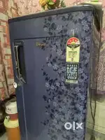Whirlpool Single Door Fridge, Blue Floral, Fast Ice, Energy Saving