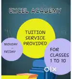 Tuotor from class 1st to 10th, english spoken,compition exams