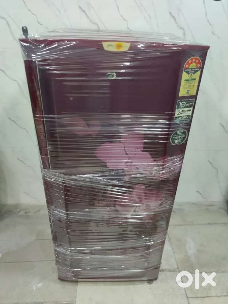 I'd67 godrej single door flower design 190 ltr with stabilizer