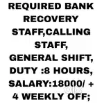 Bank Recovery Officer Job tricity