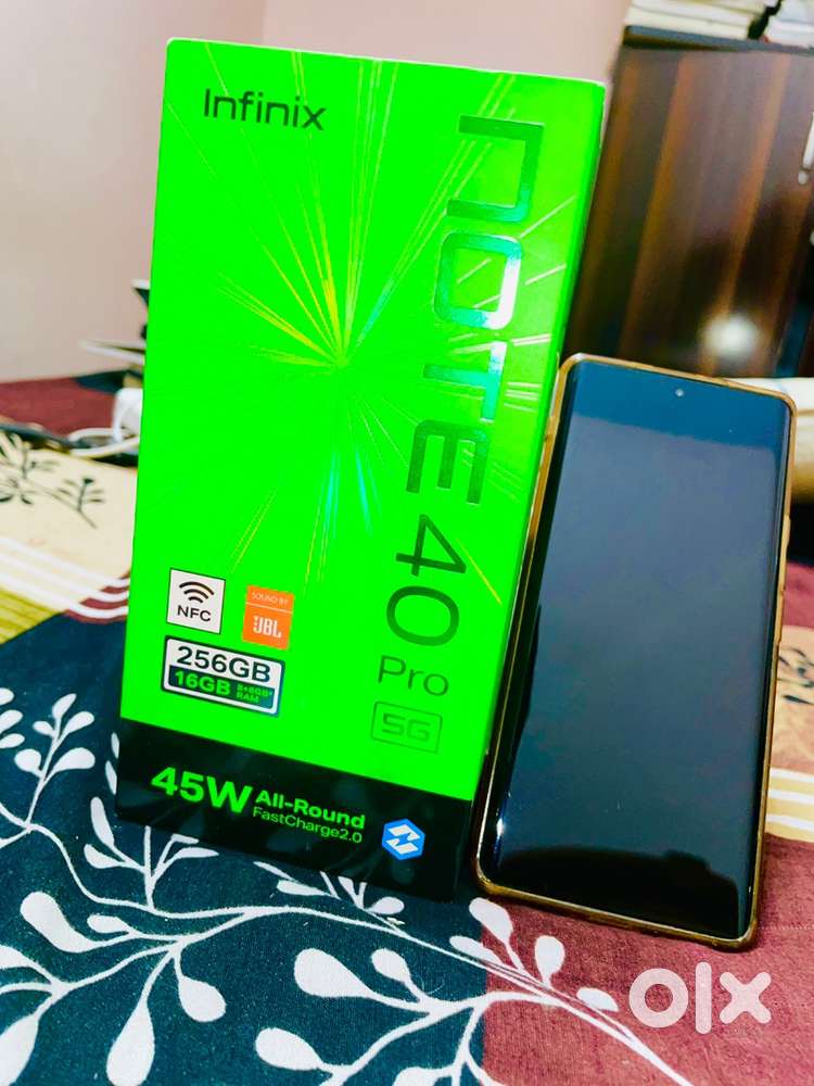 Infinix NOTE 40 PRO 5G   16GB RAM.    256 GB ROM  108 MP CAMERA